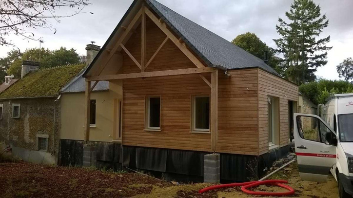 maison en bois